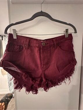 One teaspoon Bandits shorts - Burgundy size 28